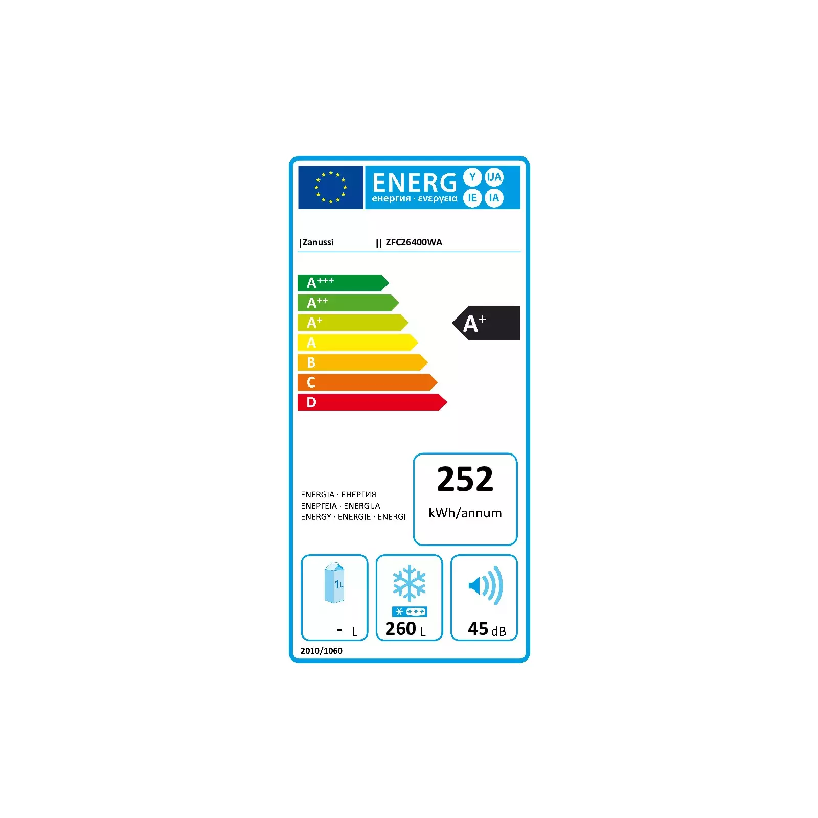 ZANUSSI ZFC26400WA Photo 3