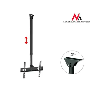 Кронштейн настенный/потолочный MACLEAN MC-631 для телевизоров 32–55 дюймов, универсальный, нагрузка до 50 кг