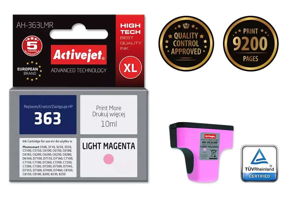 Cartridge ActiveJet AH-363LMR Black Photo 2
