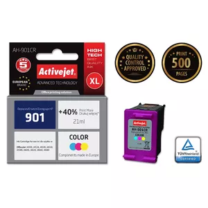 Activejet AH-901CR ink (replacement for HP 901 CC656AE; Premium; 21 ml; color)