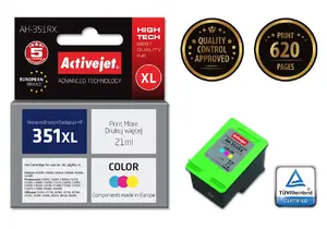 Ink Cartridge ActiveJet AH-351RX Compatible High-Yield (XL) for HP 351XL — CMY 21 ml Pigment