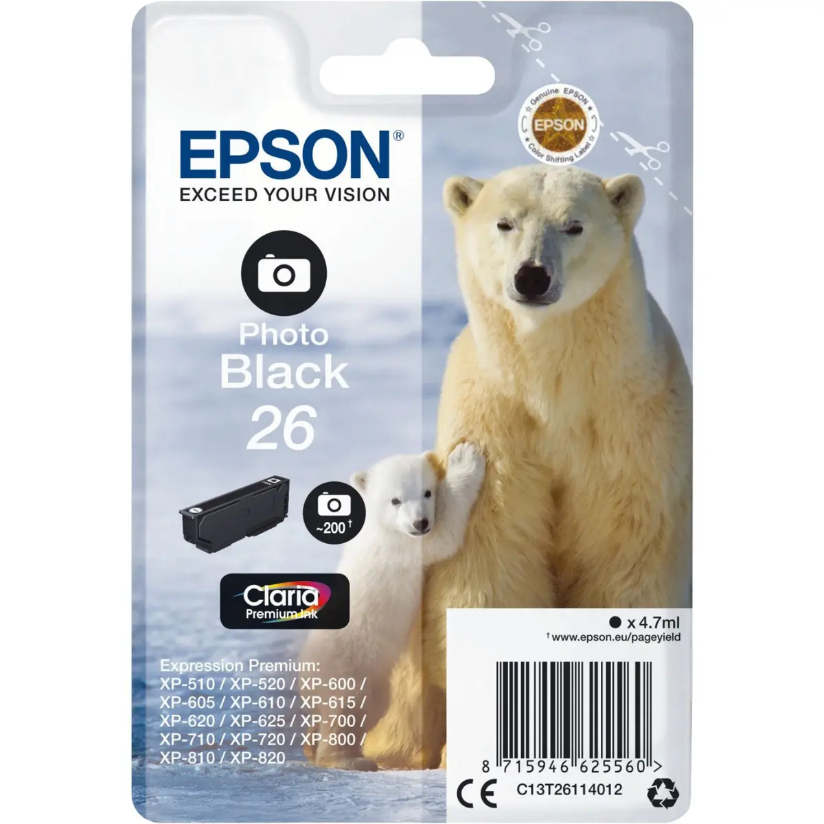 Epson Polar bear 26 Claria Premium