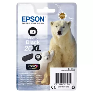 Kārtridžs Epson 26XL C13T26314012 Melns