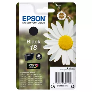 Ink Cartridge Epson 18 BK C13T18014012 Black