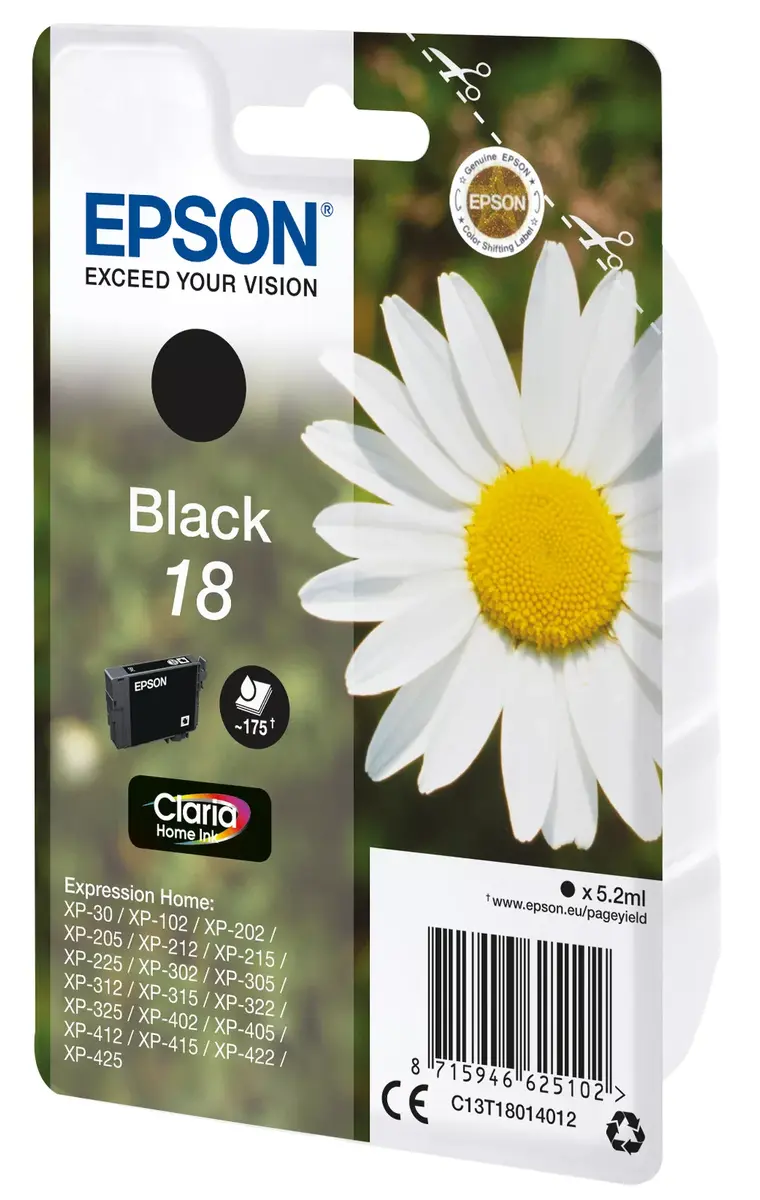 Картридж Epson 18 BK Черный Photo 2