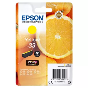 Kārtridžs Epson 33 Gul 300 lapas Tinte C13T33444012