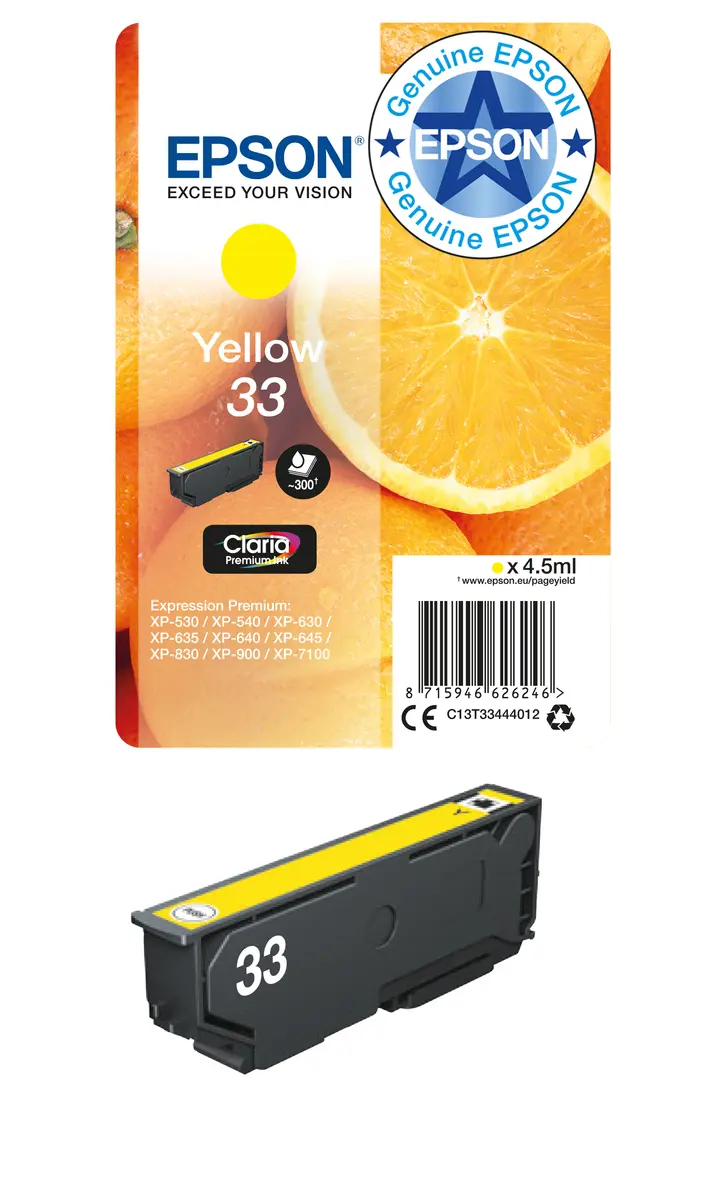 Epson Oranges 33 Claria Premium standarta