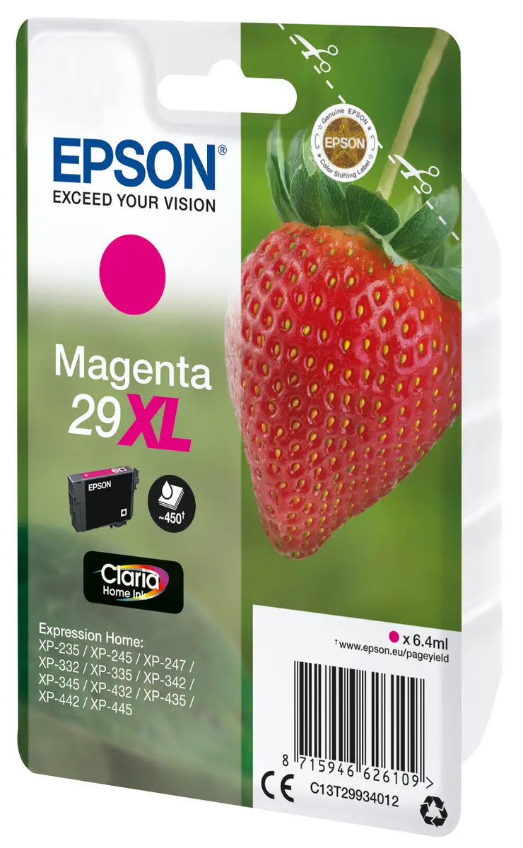 Epson Strawberry 29XL Claria Home Tintes