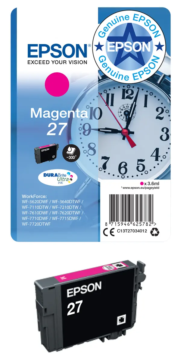 Epson 27XL Magenta tintes kārtridžs Photo 11