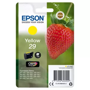 Kārtridžs Epson 29 Oriģinālais Melnais Tinte C13T29844012 Dzeltena