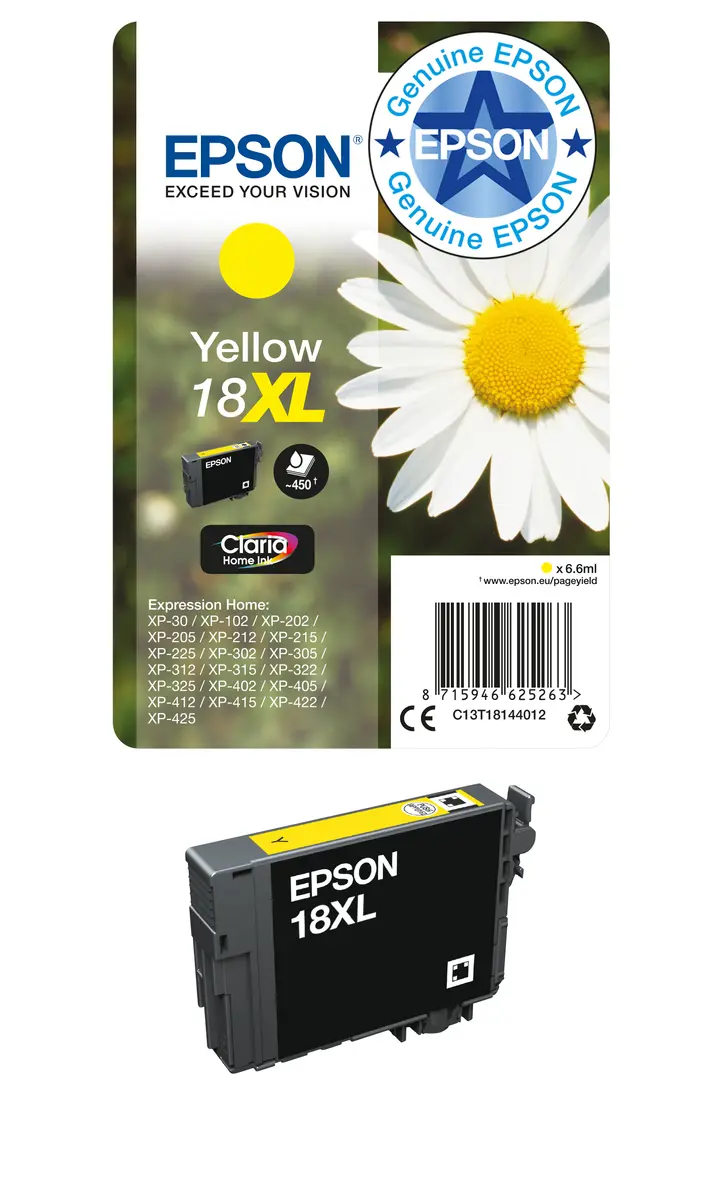 Чернильный картридж Epson Daisy 18XL Cyan Photo 6