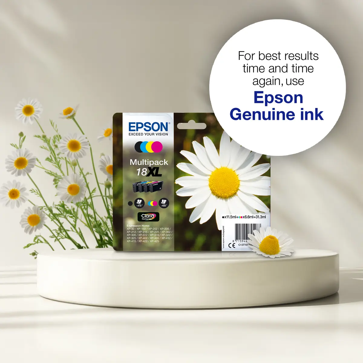 Чернильный картридж Epson Daisy 18XL Cyan Photo 11