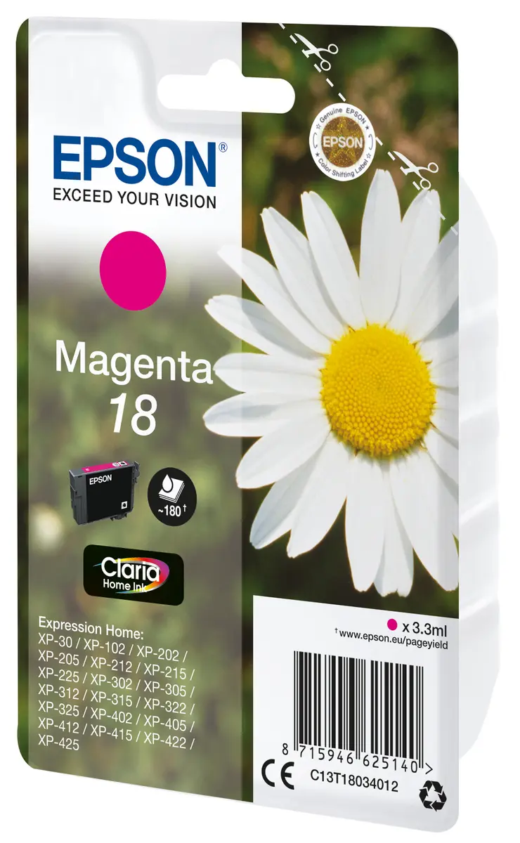 Epson Daisy 18 Magenta Tinte Kasetne