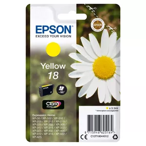 Картридж Epson T1804 C13T18044012 Желтый
