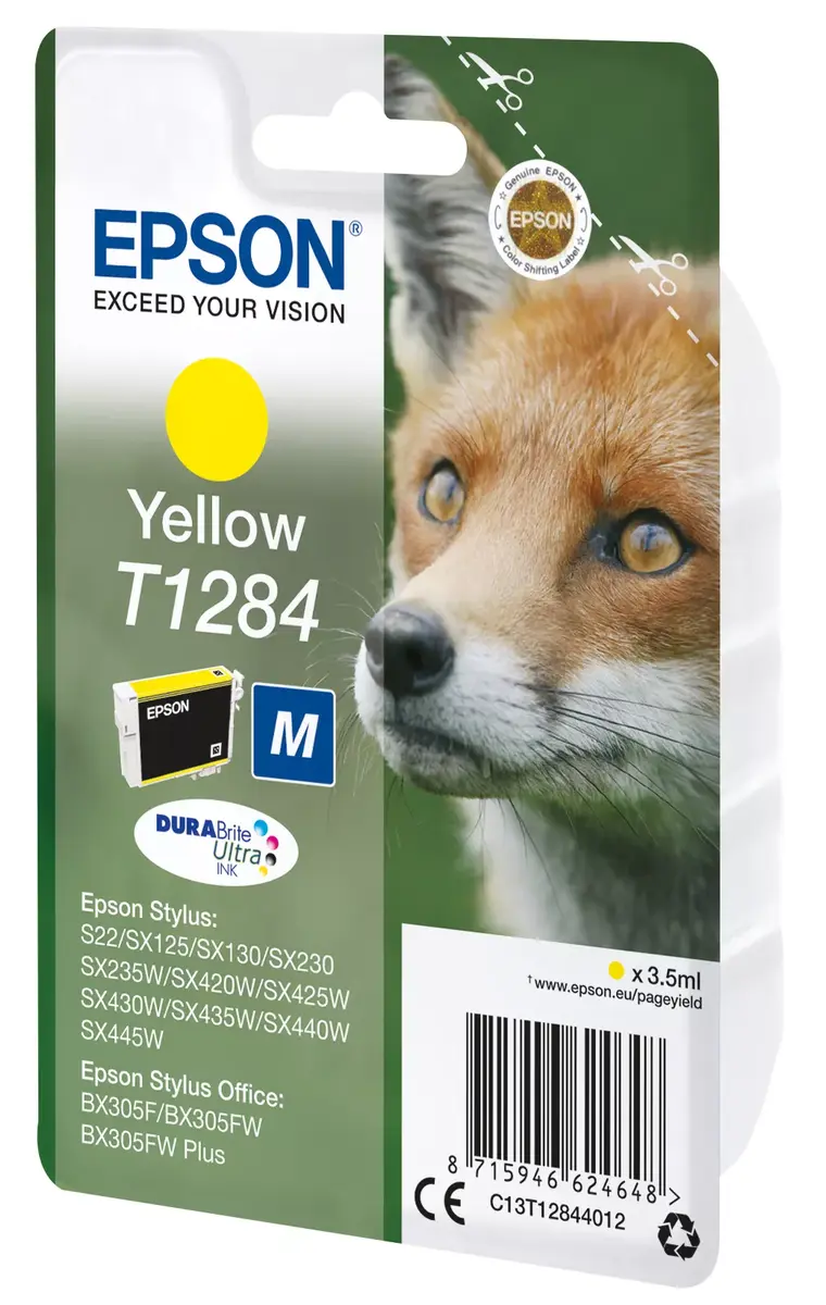 Kārtridžs Epson T1284 Dzeltenais Photo 2