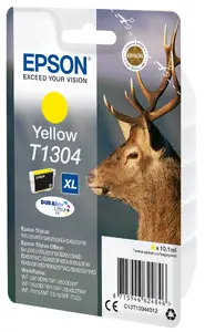 Оригинальный струйный картридж Epson T1304 DURABrite Ultra желтый пигментный повышенной емкости 10.1 мл 1005 страниц