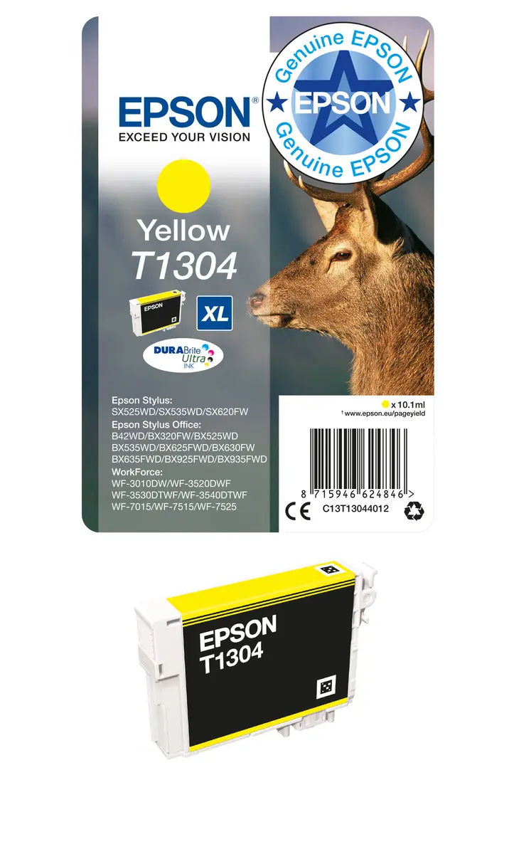 Картридж Epson T1304 DURABrite Ultra желтый Photo 2