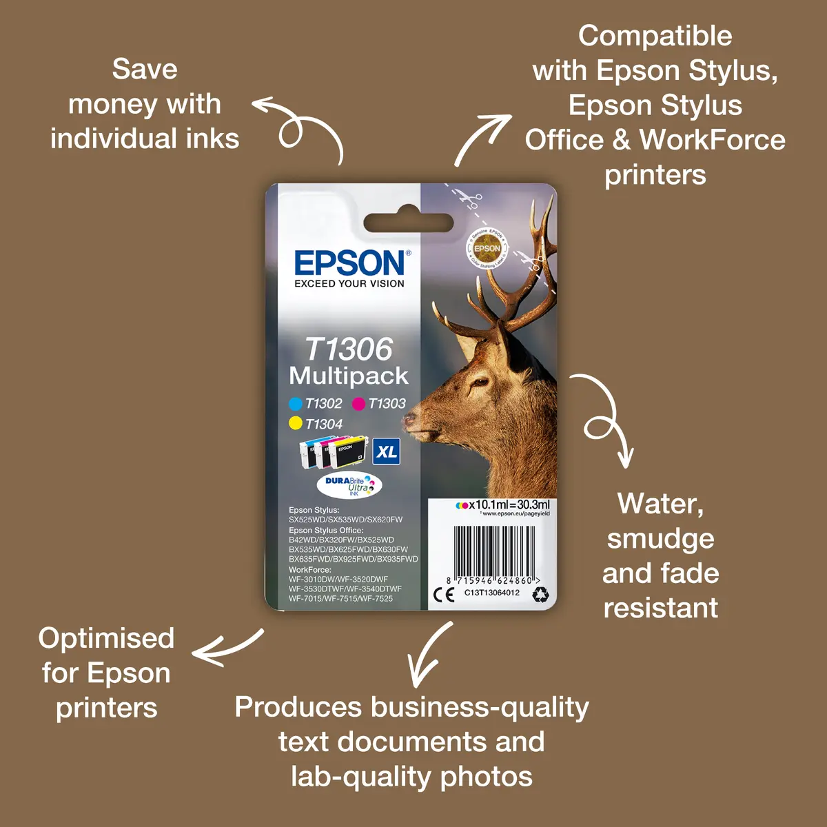 Картридж Epson T1304 DURABrite Ultra желтый Photo 4