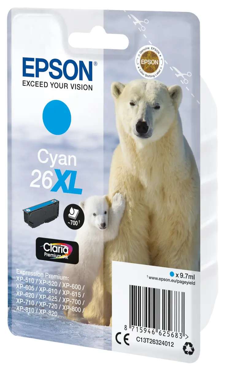 Epson Polar bear 26XL Claria Premium