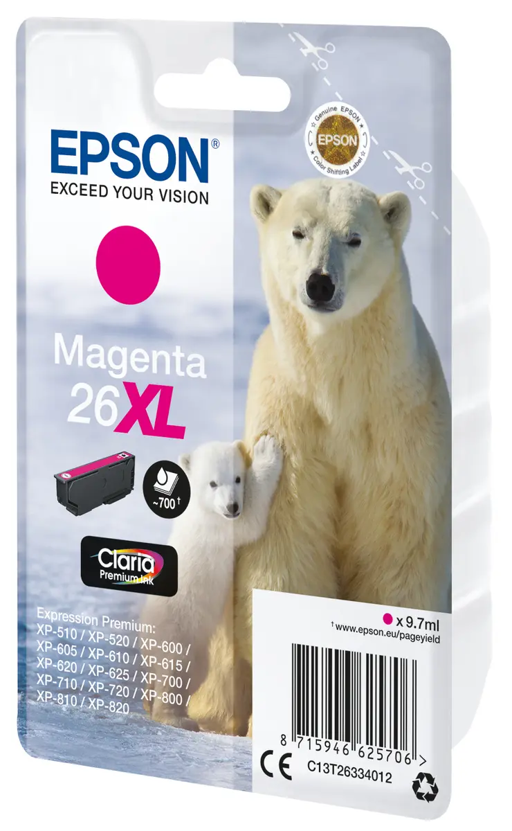 Epson Polar bear 26XL Claria Premium