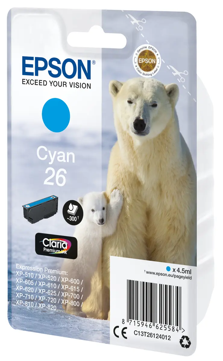 Epson Polar bear 26 Claria Premium