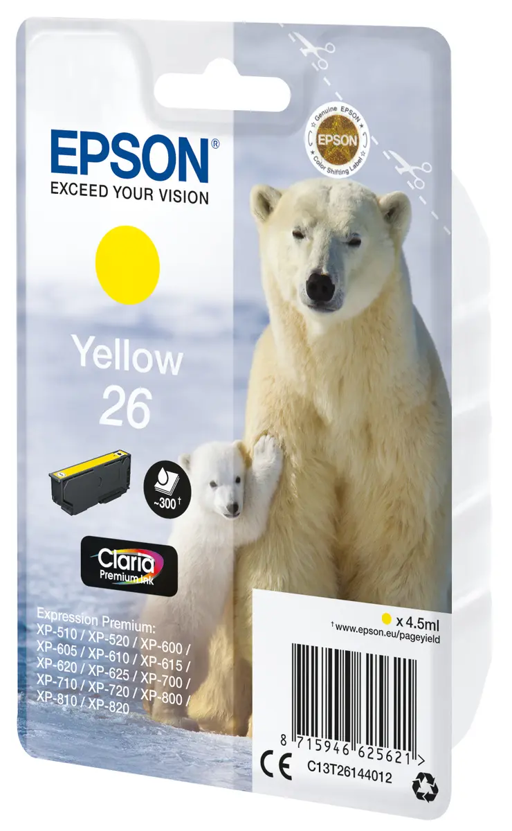 Epson Polar bear 26 Claria Premium