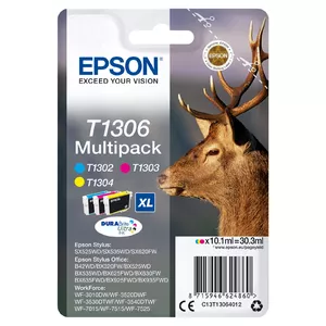 Картридж Epson DURABrite Ultra Ink T1306 Cyan Magenta Yellow