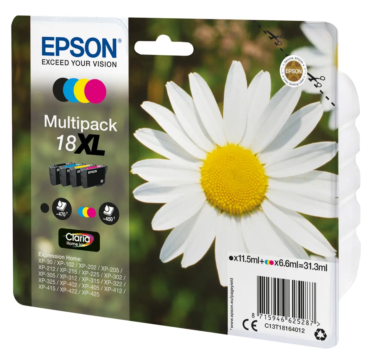 Epson Daisy 18XL Claria Home Multipack