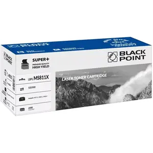Toneru kasete BLACKPOINT LBPLMS811X saderīgs ar Lexmark, melna, iznēsāts 45 000 lpp., 1 gab.