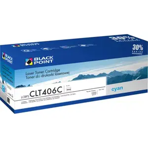 Toner cartridge BLACKPOINT LCBPSCLT406C Cyan 1 pc, laser printing, 1000 pages