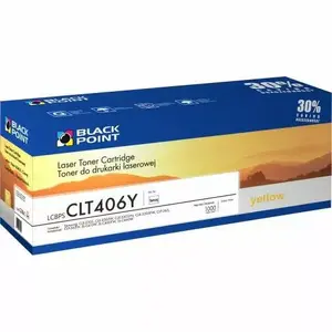 Toner cartridge BLACKPOINT LCBPSCLT406Y yellow 1000 pages for Samsung CLP-360/365/368 CLX-3300/3305