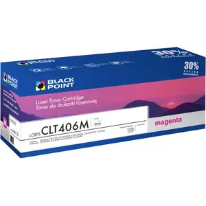 Tonerkartridžs BLACKPOINT LCBPSCLT406M Magenta, lāzerdrukai, iztērē 1000 lpp., 1 gab.