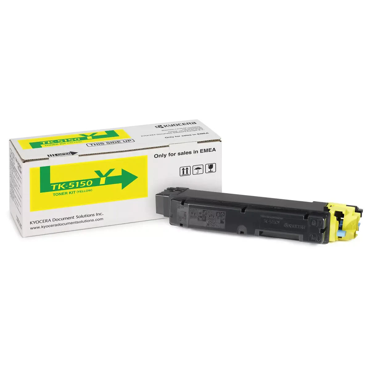 Tonera komplekts Kyocera TK 5150Y 1T02NSANL0 Photo 2