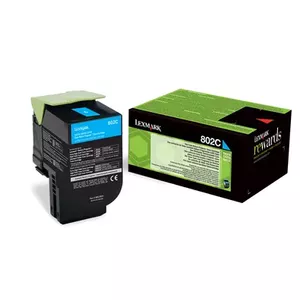 Toner Lexmark 80C20C0 2500 pages Cyan