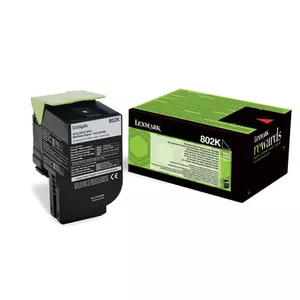 Toner Lexmark 80C20K0 802K Black 3000 pages