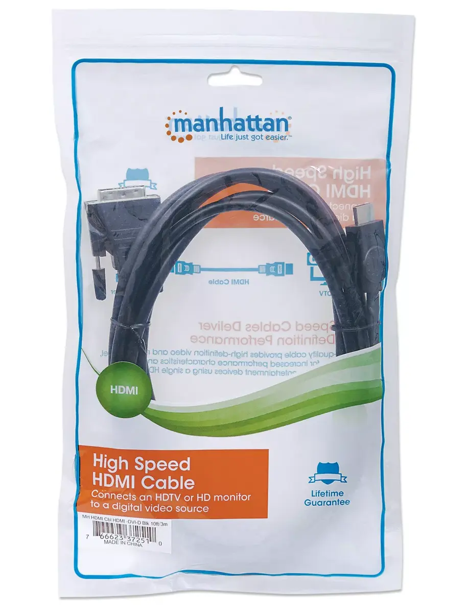 HDMI uz DVI-D kabelis Manhattan HDDVIMM3M Photo 5