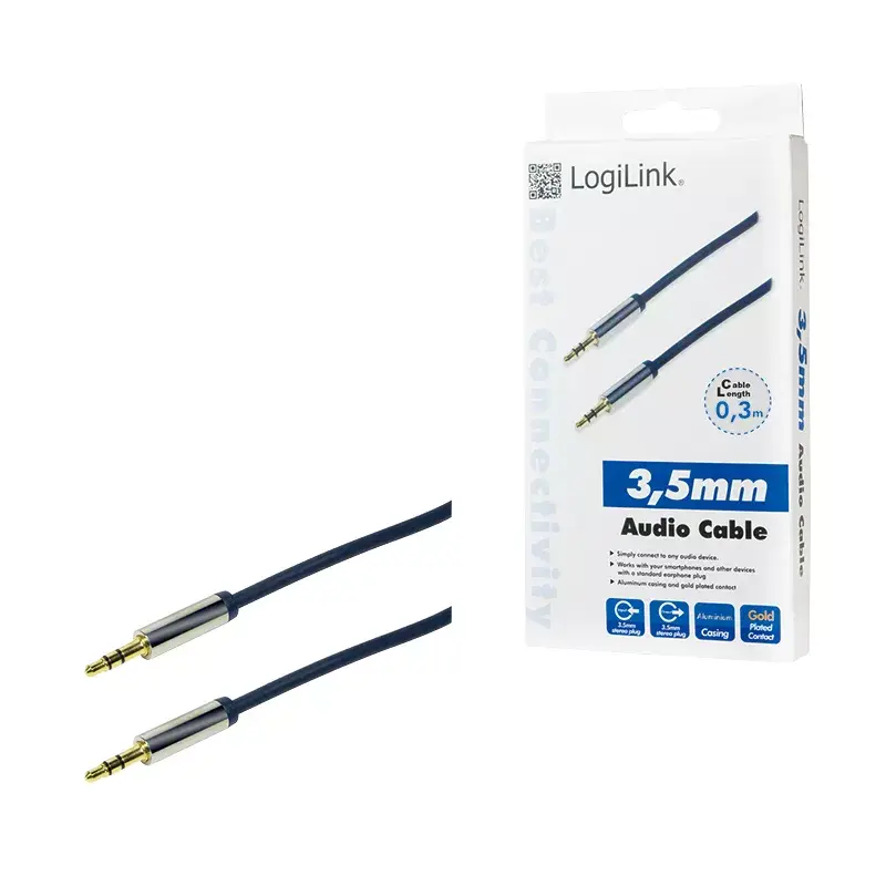Аудиокабель LogiLink 3.5mm - 3.5mm Photo 4