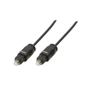 LogiLink CA1005 Optical Audio Cable Toslink to Toslink Male to Male 0.5m Black