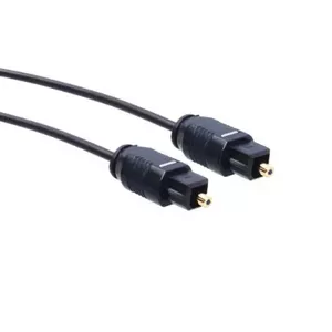 Maclean MCTV-753 audio kabelis 3 m TOSLINK Melns