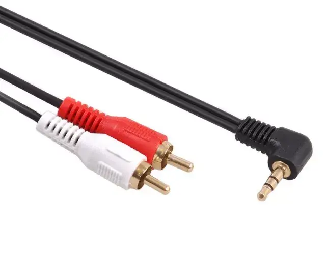 Audio kabelis MACLEAN MCTV-824 — 1 m, 2×RCA uz 3.5 mm Photo 3