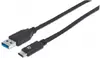 Manhattan USB-C uz USB-A Kabelis 1m USB 3.2 Gen 2 Photo 5