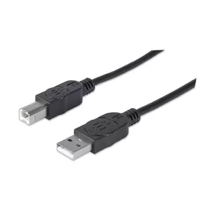 USB-A to USB-B Cable Manhattan 337779 5m Male to Male