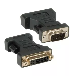 Techly DVI - VGA F/M DVI-I Черный