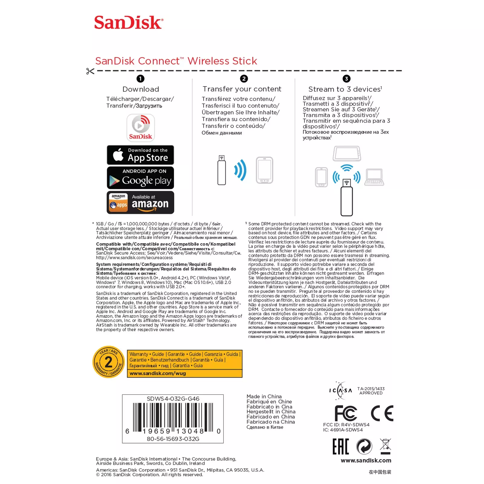 SANDISK SDWS4-032G-G46 Photo 2