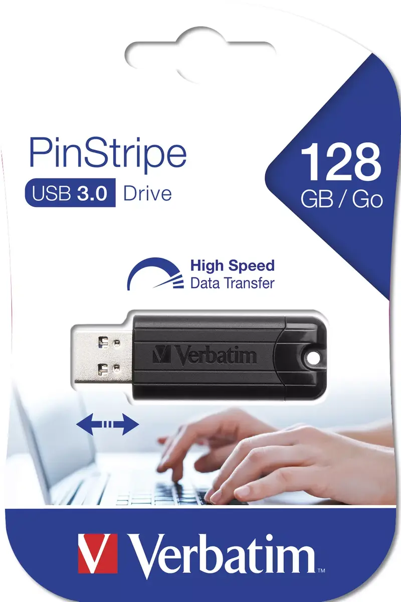 USB флеш-накопитель Verbatim 128GB PinStripe Photo 5