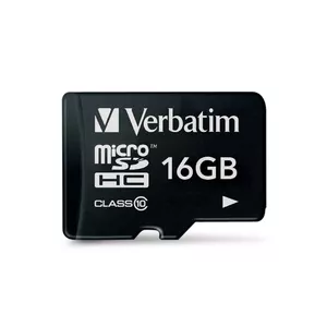 MicroSDHC Verbatim Premium 16GB Class 10 Чёрный 44010