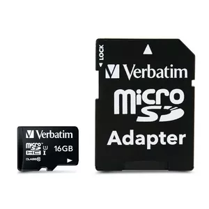 MicroSDHC Verbatim Premium 16GB Class 10 Black