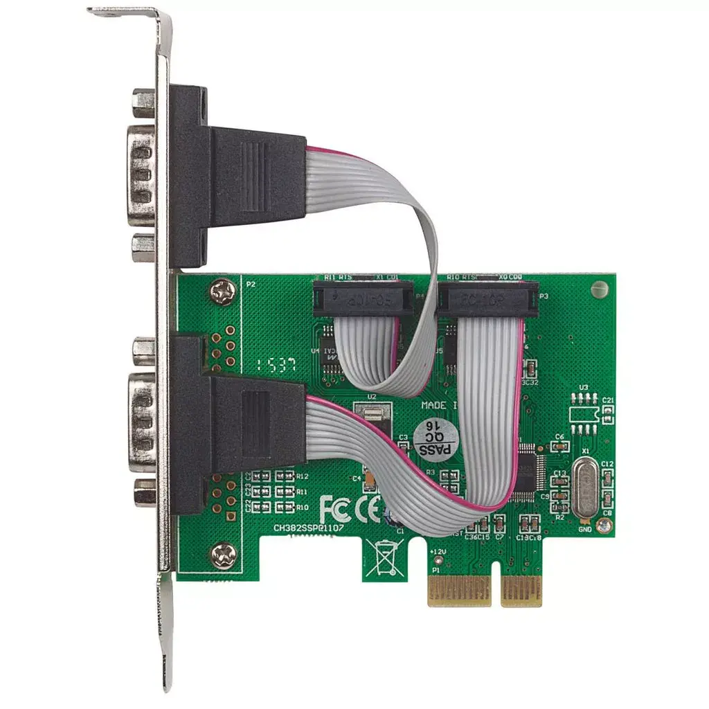 MANHATTAN PCI Express Serial Card 2x DB9 Photo 3