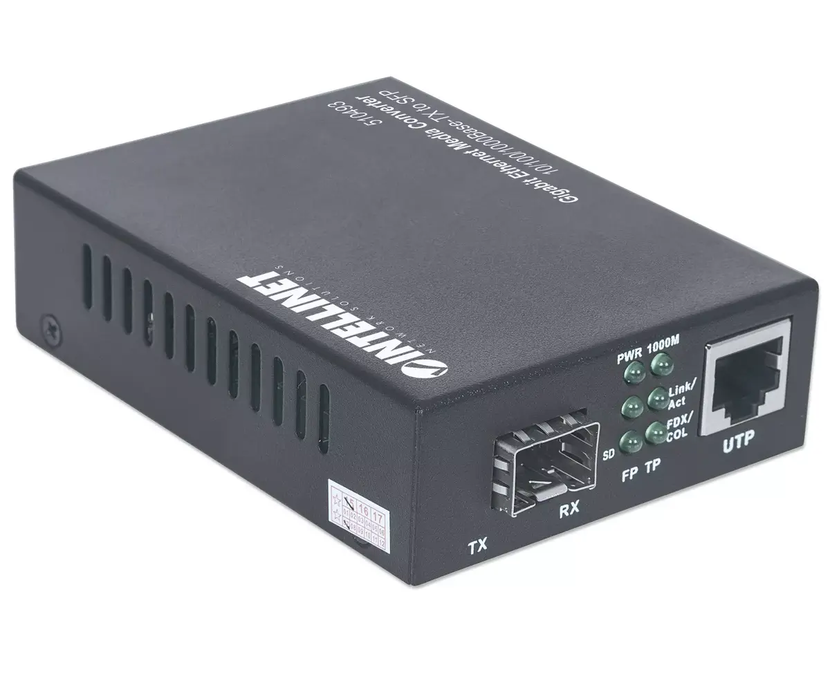 Медиа-конвертер Intellinet Gigabit Ethernet SFP 510493 Photo 2