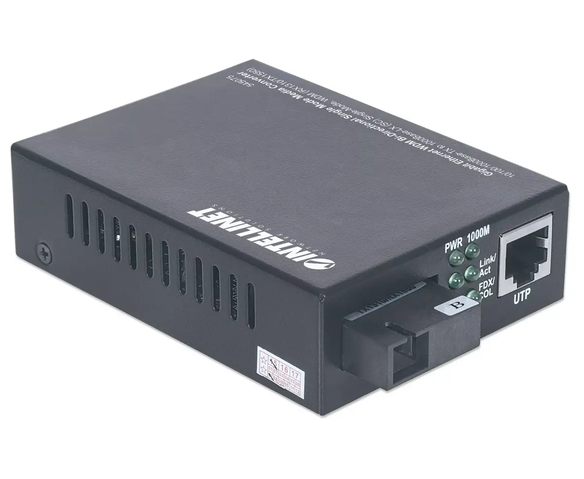 Media Converter Intellinet Gigabit Ethernet WDM Bi-Directional Photo 2